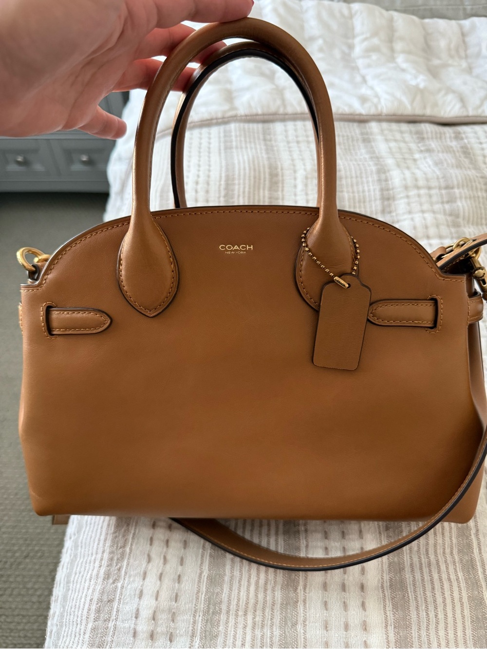 COACH Retail EMPIRE 28 in Honey Brown - Picture 2 of 16